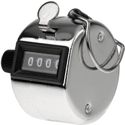 OFIXO 4 Digit Number Hand Held Tally Counter Digital Golf Clicker Digital Tally Counter