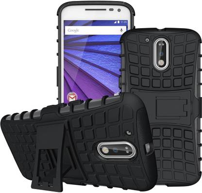 Dgeot Back Cover for moto G4 plus (Black, 32 GB) (3 GB RAM)