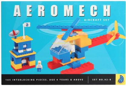 Peacock Aeromech-Aeroplane Blocks by Party Shopping