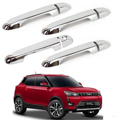 ok tested Door Handle Chrome Cover for Mahindra XUV300 Door Handle Latch