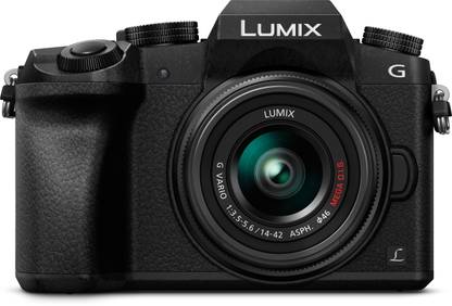Panasonic 4K G Series DMC-G7KGW-K Mirrorless Camera with 14-42 Lens