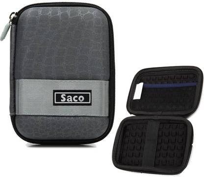 Saco Wallet Case Cover for WD My Passport 1TB Portable External Hard Disk Hard Drive Case Pouch Cover