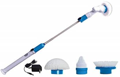 hurricane Spin Scrubber Cordless Rechargeable Power Scrubber by BulbHead (1 Pack) Wet & Dry Mop