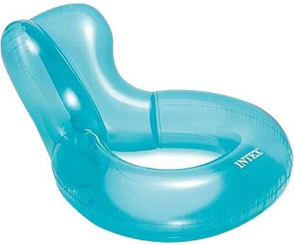 VW Intex VW Inflatable Transparent Lounges, Inflatable Size: 53'' x 45'' (1.35m x 1.14m) (Blue) Swim Floatation Belt