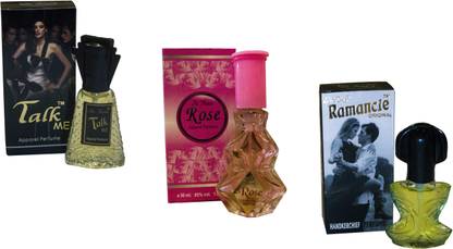 St. Font Combo Of TalkM- Ramancie-Rose ( Pack of 3 ) Perfume - 90 ml