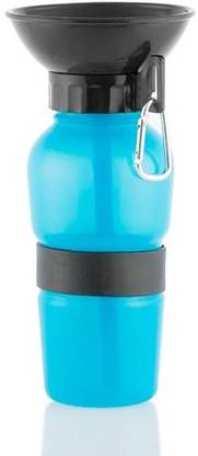 Lemish Bowl Bottle Sipper Portable Dog Travel Water Bottle Bowl Dog Mug for Pets round Plastic Pet Bowl & Bottle