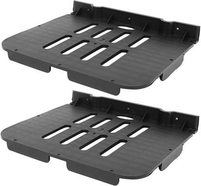 SBD Set Top Box, DVD Player,Wall Mount,with Check Imprint Design, Pack of 2 Plastic Wall Shelf