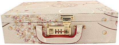 Vanityporium Chudi box 4 roll Red, This has an attractive and elegant look and has embossed flower design which increases the beauty of this bangle box bangles storage organiser Vanity Box
