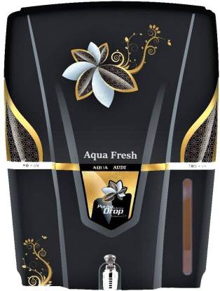 Aqua Fresh AUDI black (NON RO) UV+UF+MINERAL 12L GRAVITY BASED PURIFIER 12 L UV + UF Water Purifier