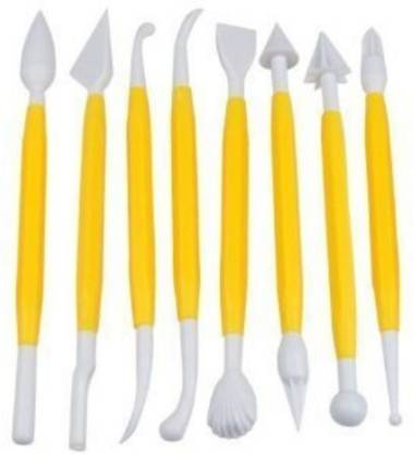 KPS Cake/Fondant Decoration 8 in 1 Decorating Carving Bone Tools