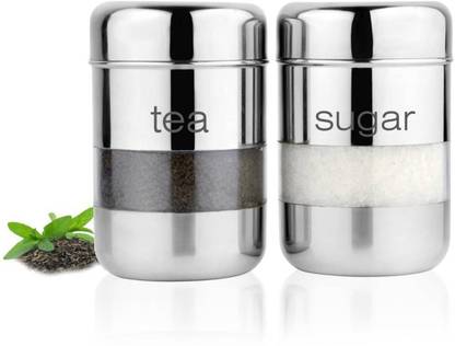 BLESSING Steel Tea Coffee & Sugar Container  - 500 ml