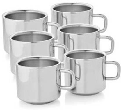 Classic steel Pack of 6 Steel Plain