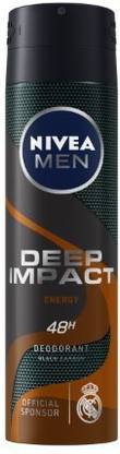 निविया MEN Deep Impact Energy Deodorant  -  पुरुषों के लिए