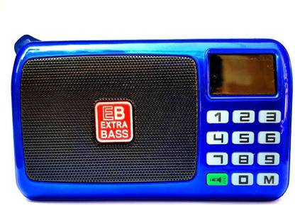 CRETO SM-53 FM Radio Player With LED Torch AUX/USB/TF Card Player FM Radio