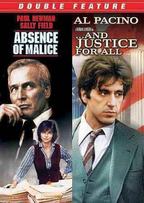 ABSENCE OF MALICE/AND JUSTICE FOR ALL