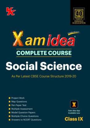 Xam Idea Complete Course Social Science for Cbse Class 9 - 2020 Exam