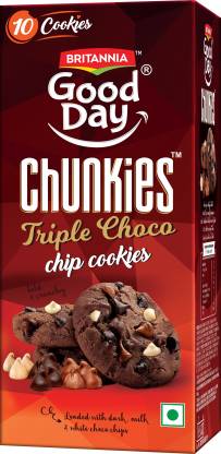 BRITANNIA Good Day Chunkies Triple Choco Chip Cookies