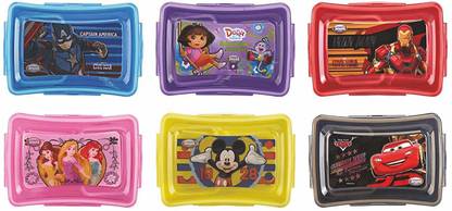 SWARUP JEWEL CURVER SMALL LUNCH BOX (set of 6) 1 Containers Lunch Box