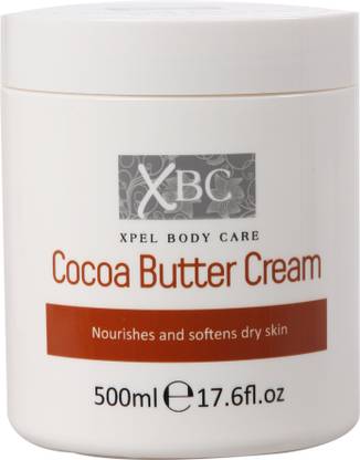 xbc Cocoa Butter Cream Body Cream for Women & Men with Dry Skin for All Seasons, Nourishes Skin 500 ml