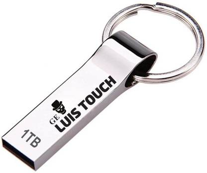 GE LUIS TOUCH PDTB1 1 TB Pen Drive Compatible with Desktop Computer, Audio Player, Laptop USB 2.0 Metal Case