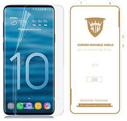 True Desire Tempered Glass Guard for Front Nano 360° Screen Guard/Full Screen Protector for Samsung Galaxy S10 (with Free Installion Kit)