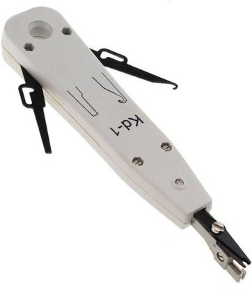 BALRAMA KRONE KD-1 Impact Punch Down Tool for Seating Wire Into Terminal Cable Insertion Tool for Networking Professionals Telecom Phone Cable Ethernet Cat5 RJ11 RJ45 Patch Panel Faceplate Manual Crimper