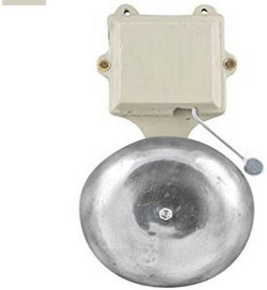 DRMS STORE School gong Bell, Factory Gong Bell 6 inch Wired Door Chime