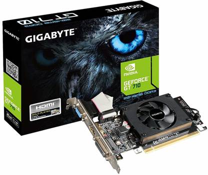 Velentron Gigabyte GeForce GT 710 DDR3 2 GB NVIDIA Chipset 64 bit 954 MHz Graphics Card