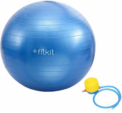 FITKIT Gym Ball With Foot Pump Gym Ball