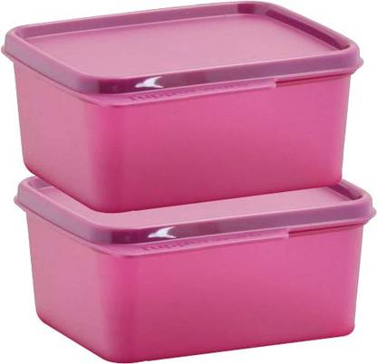 TUPPERWARE Keep Tab Small 2 Containers Lunch Box