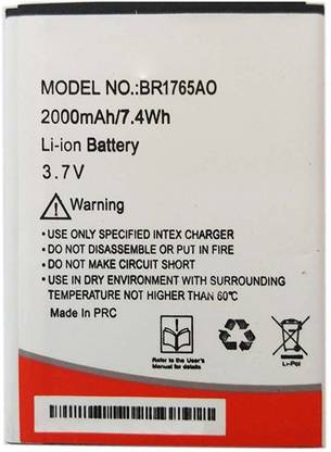 Macron Mobile Battery For  Intex Intex Aqua Speed HD