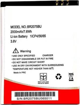 Macron Mobile Battery For  Intex Intex Aqua Q7, Q7 Pro, Cloud Cube