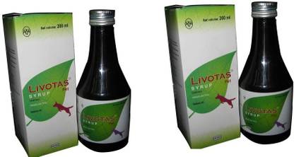 INTAS LIVOTAS syrup Herbal liver Tonic 200 ml , Pet Health Supplements