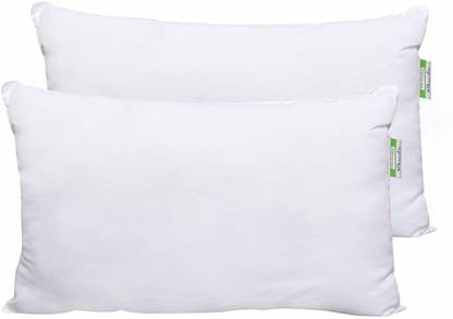 RECORN Polyester Fibre Solid Sleeping Pillow Pack of 2