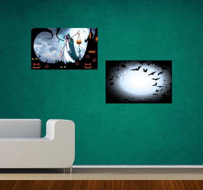 Stickers Mart 18 cm Horror Artwork Wall Poster Removable Sticker