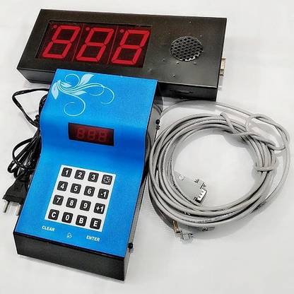 SWAGGERS SINGLE COUNTER TOKEN DISPLAY Indoor PA System