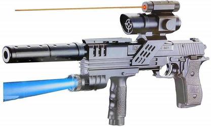 lifestylesection NEW LOOK PUBG AIRSOFT GUN PISTOL SCOPE AND FLASHLIGHT Guns & Darts