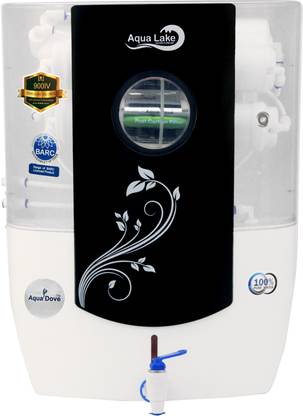 AQUA DOVE AL Black -UFNE8 12 L Gravity Based Water Purifier