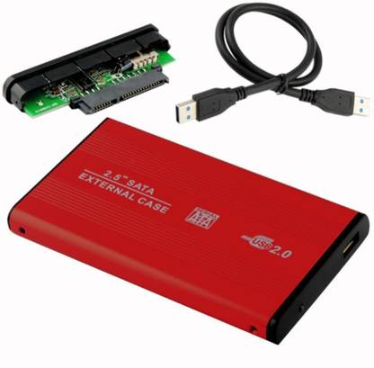 TECHGEAR External Hard Drive Case Portable USB 3.0 Backup Hard Disk 2.5 inch Internal HDD Enclosure