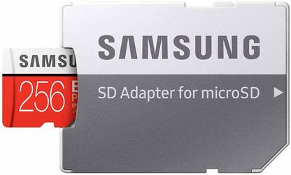 सैमसंग microSDXC 256 GB SD कार्ड Class 10 89 MB/s मेमोरी कार्ड