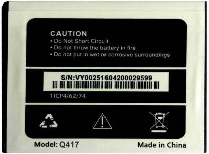 CHINKARA Mobile Battery For  micromax Q417