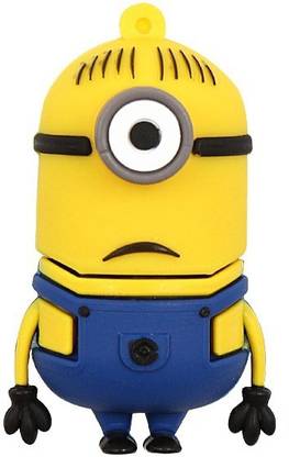 PANKREETI PKT880 Minion Cartoon Designer 16 GB Pen Drive Compatible with Netbook, Gaming Console, Desktop Computer, Television, Laptop USB 2.0 Rubber Case
