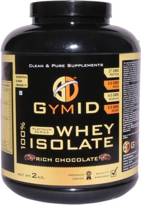 GYM ID USA MADE 100% Isolate Whey Protein