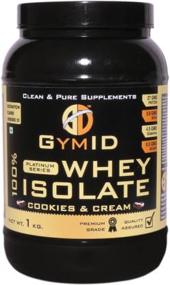 GYM ID USA MADE 100% Isolate वे प्रोटीन
