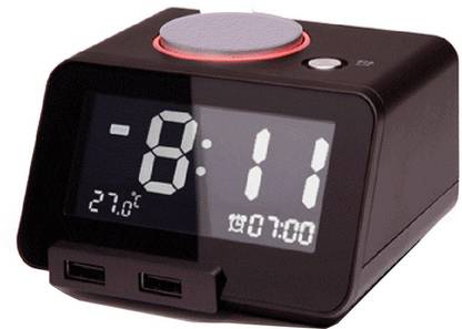 Homtime Digital Black Clock