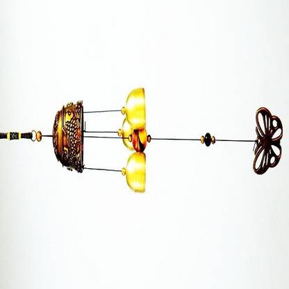 craftfry Craftfry Eiffel Fish Feng Shui Home Positive Brass Windchime