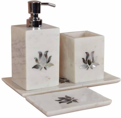 Decorholics Marble Bathroom Set