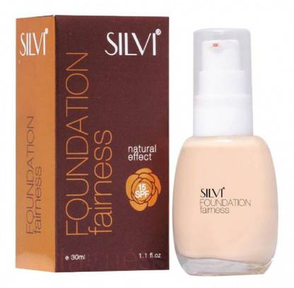SILVI Foundation Fairness Natural Effect ( 2 Pc x 30 ml ) Foundation