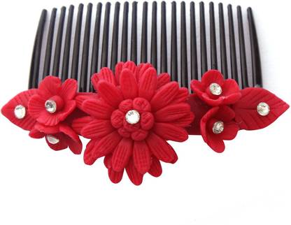 Unique Indian Crafts Comb pin for hairs with multicolours (Sku-UIC-FA-CP-281) Back Pin
