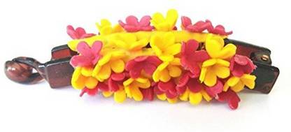 Unique Indian Crafts Hand made Banana Clip With Flower (SKU-UIC-BANANACLIP-183) Banana Clip